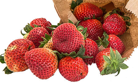 Eat strawberries to sweeten semen