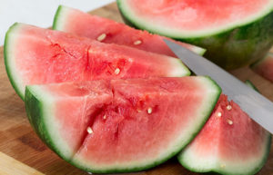 Watermelons have a lot of zinc