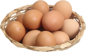 Eggs are great sources of zinc