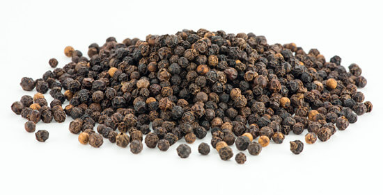 Bioperine is obtained from dried black peppercorn
