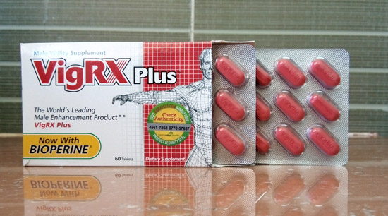 Inside the VigRX Plus box are 60 capsules