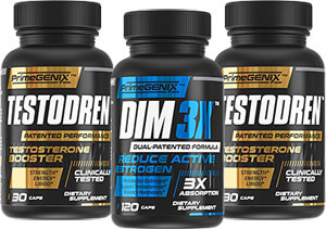 PrimeGENIX (DIM 3X and Testodren) for more testosterone and physical fitness