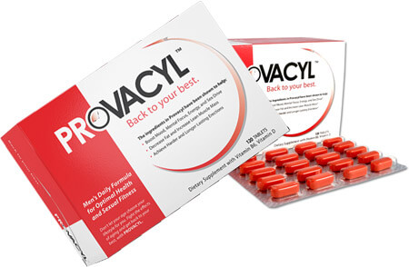 Provacyl is a HGH supplement that helps to shoot huge loads and fight andropause (male menopause)